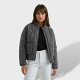 Grace | Bomber Jakna Matelassé za Žene od Fleece-a